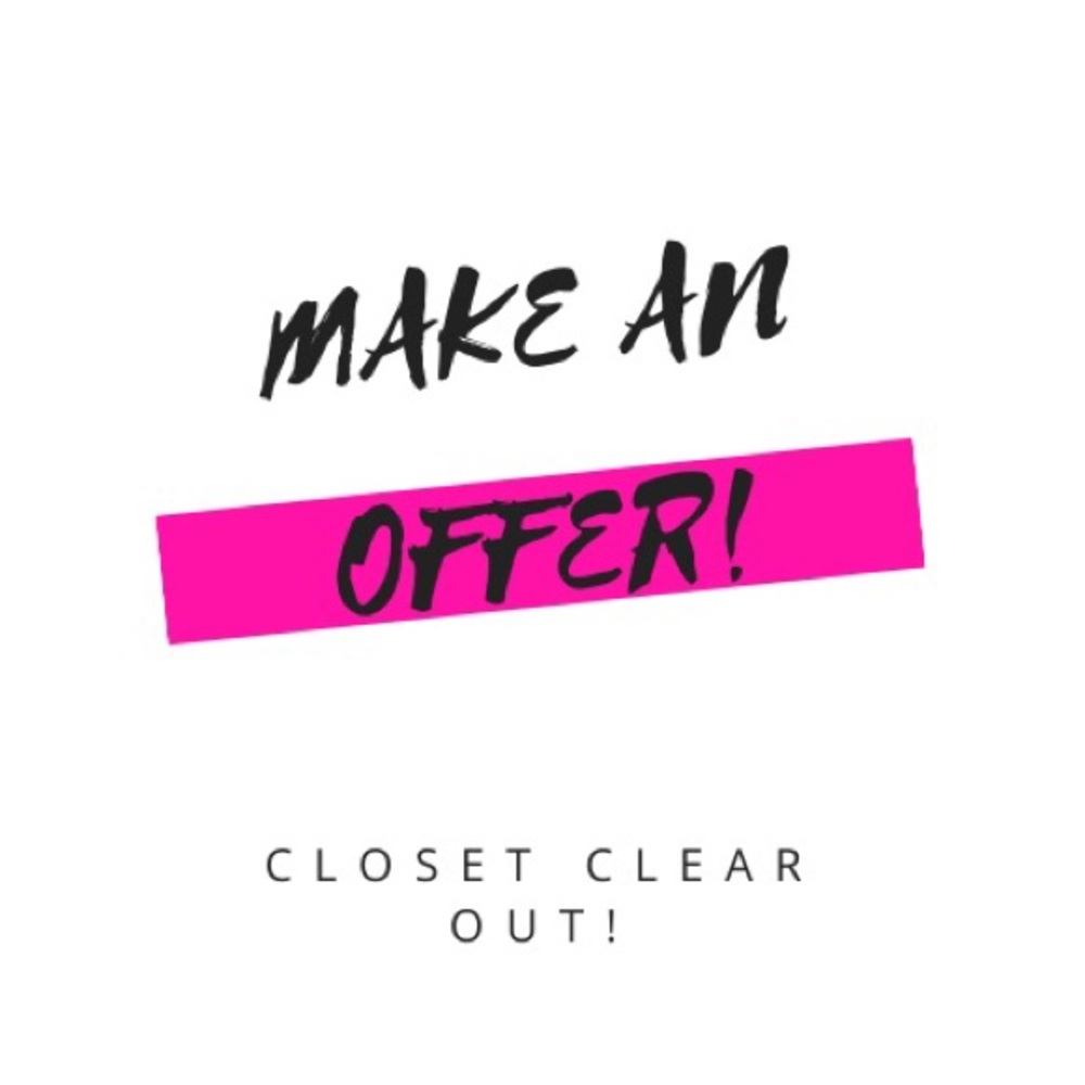 All reasonable offers accepted! 😃